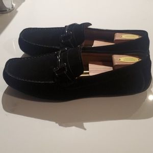 Black Suede Alfani Loafers s 11.5 M